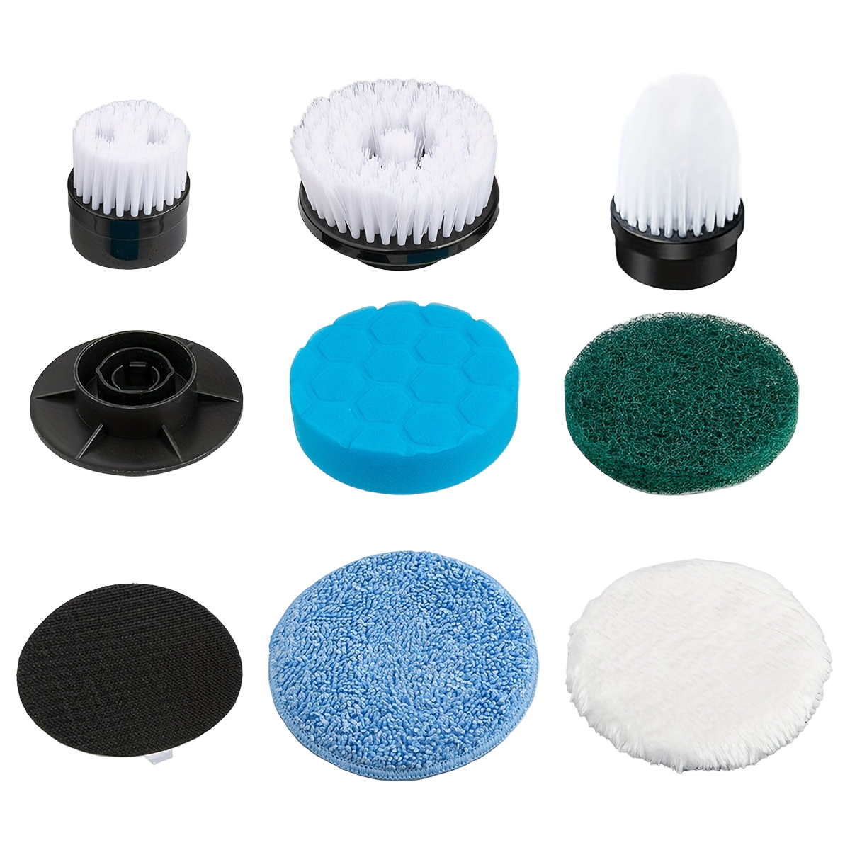 1 set of 9 brush accessories