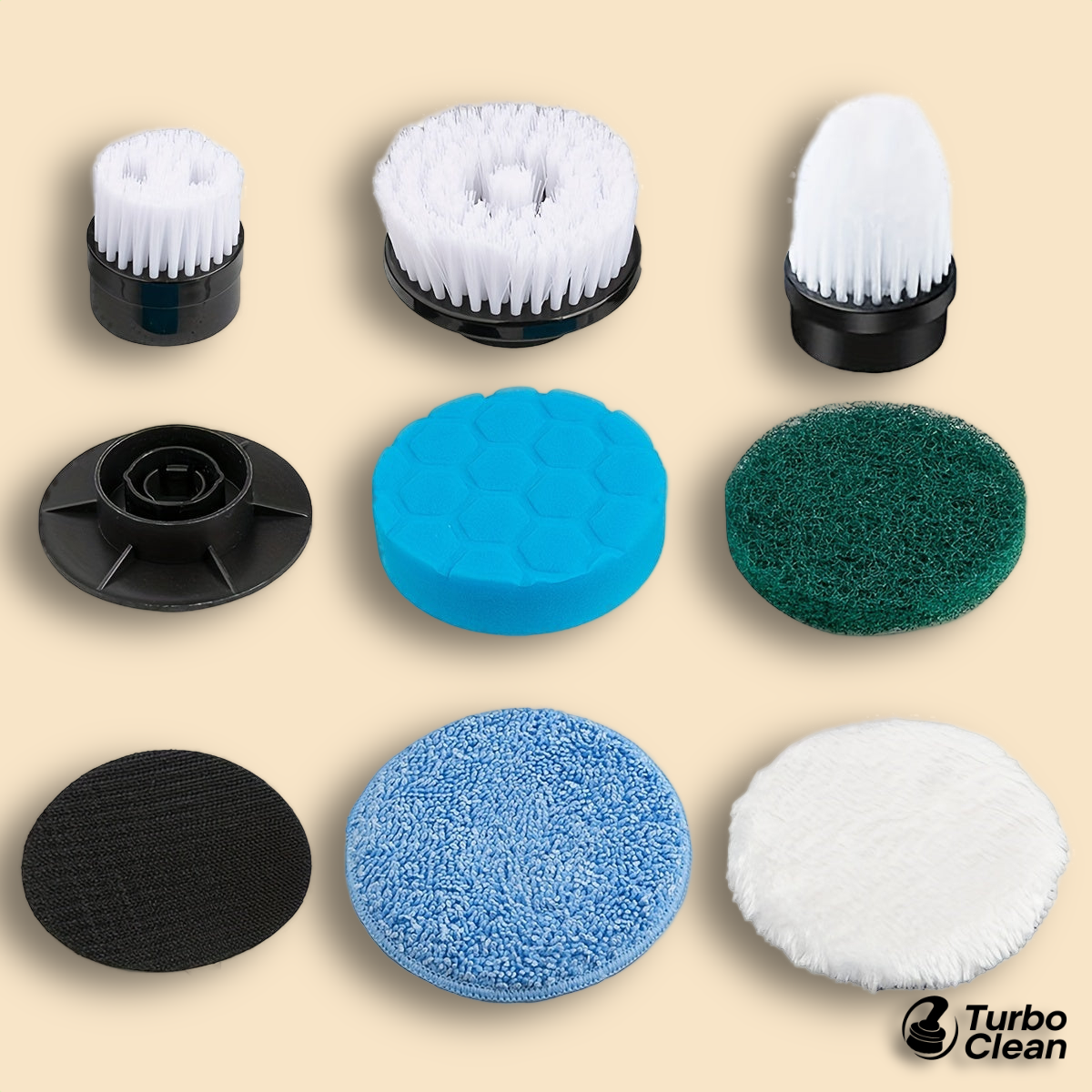 1 set of 9 brush accessories