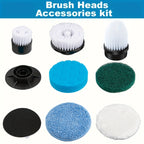 1 set of 9 brush accessories